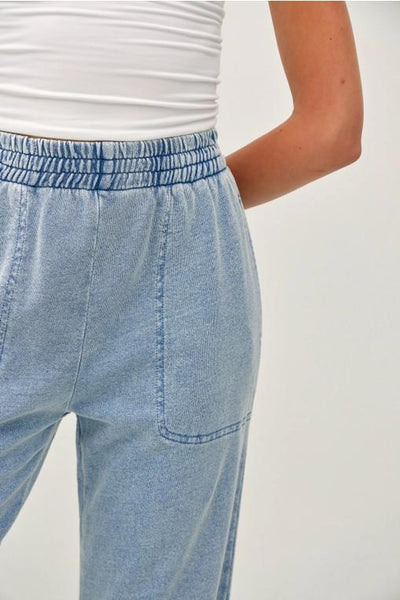 Denim Wash Boot Cut Pant