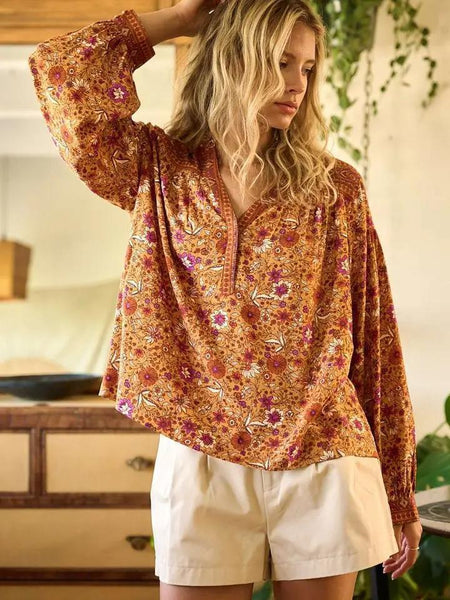 Clay Orchid Blouse