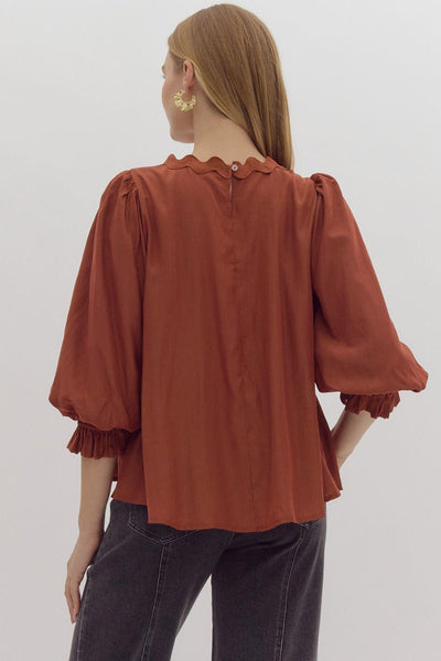 Ric Rac Trim Blouse