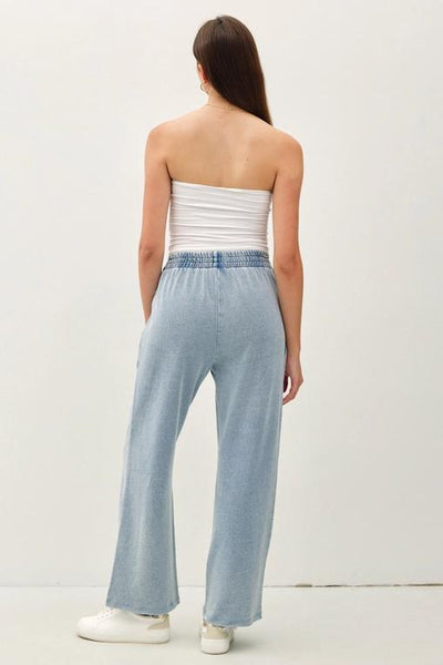 Denim Wash Boot Cut Pant