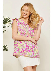 Tropical Bloom Blouse