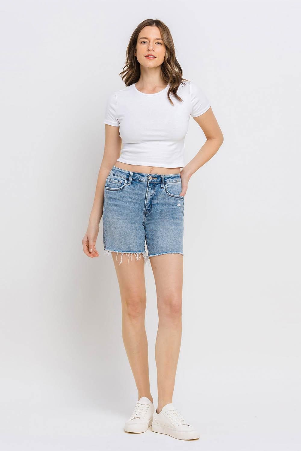 Loretta Midi Shorts Vervet