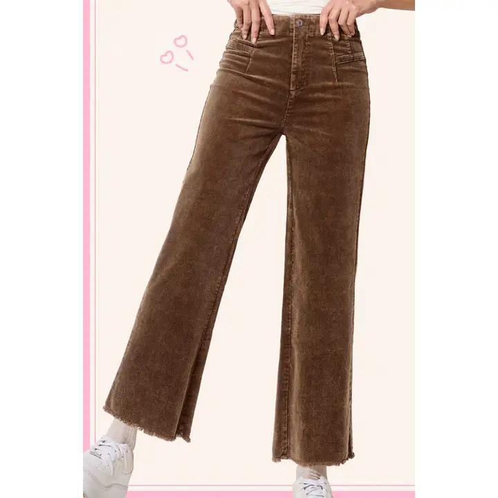 Wide Leg Corduroy Pant