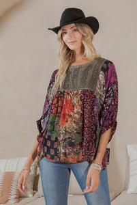 Bohemian Patch Top