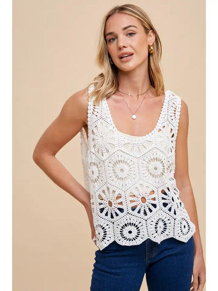 Crochet Sweater Tank AN