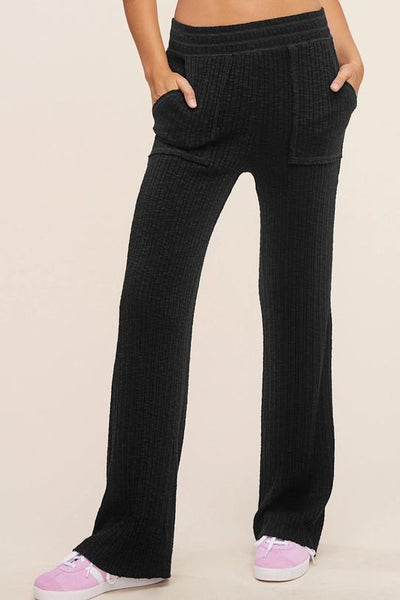 Ribbed Flare Pant LM