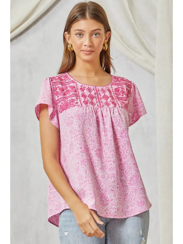 Savanna Jane Pretty And Pink Top