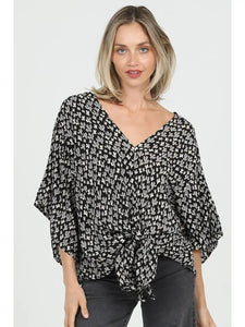 Cactus Kimono Sleeve Top